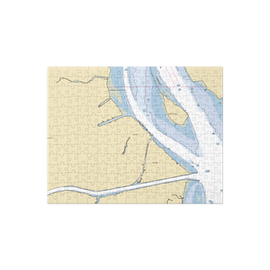 Delaware City Marina (Newark, DE) NOAA Chart Jigsaw Puzzle