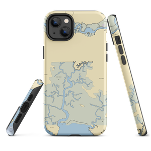 Husted's Landing (Fairton, NJ) NOAA Chart  Tough iPhone Case