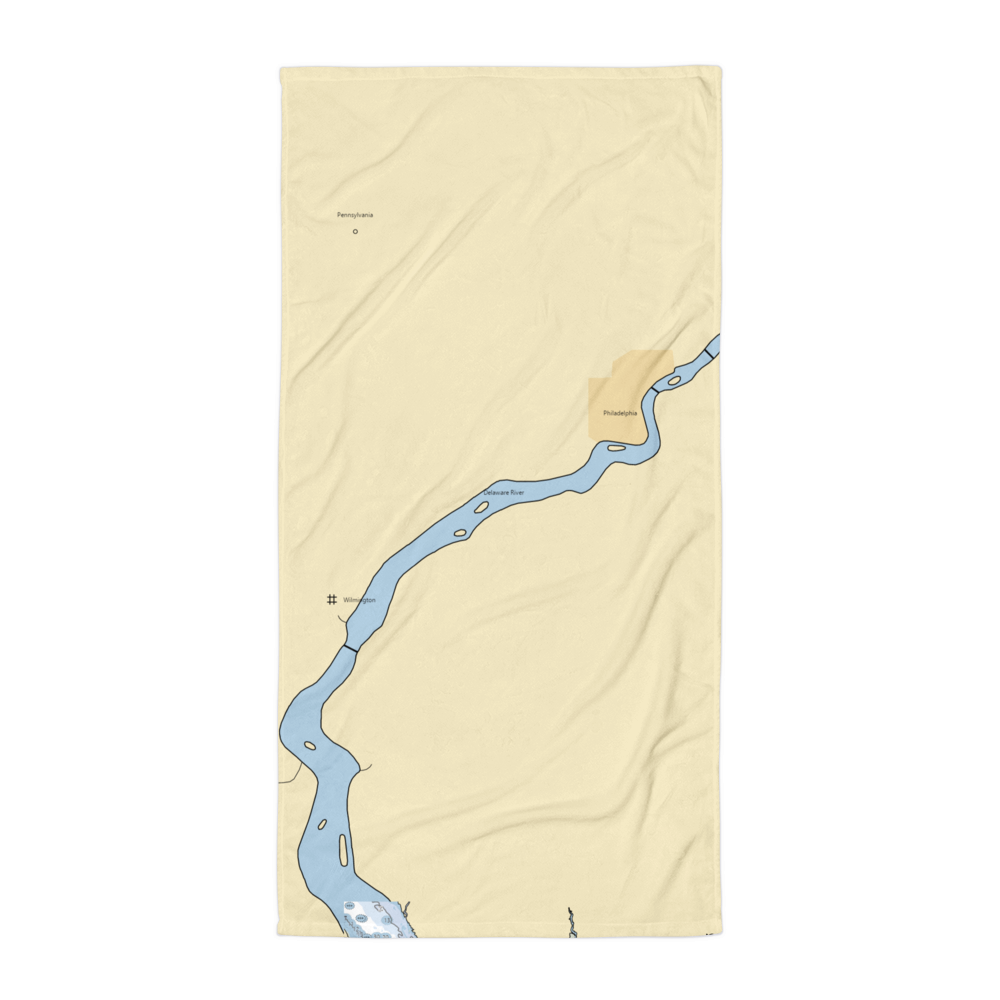 Riverside Yacht Club (Essington, PA) NOAA Chart Towel 