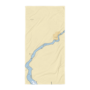 Corinthian Yacht Club of Philadelphia (Essington, PA) NOAA Chart Towel