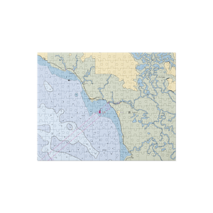 Double A Marina (Fortescue, NJ) NOAA Chart Jigsaw Puzzle