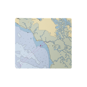 Double A Marina (Fortescue, NJ) NOAA Chart  Gaming Mouse Pad