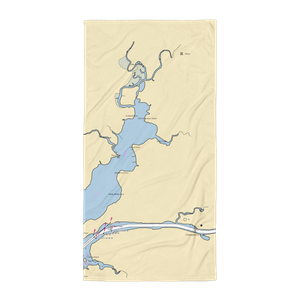 Dolphin Marina at the Cove (Elkton, MD) NOAA Chart Towel