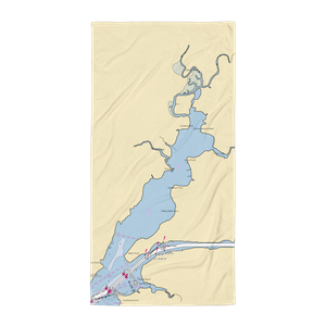 Triton Marina (Elkton, MD) NOAA Chart Towel