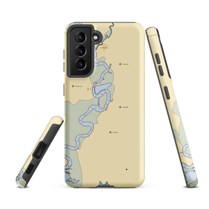 Cox's Penny Hill Boatyard (Dorchester, NJ) NOAA Chart Samsung Phone Case