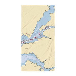 Harbour North Marina (North East, MD) NOAA Chart Towel