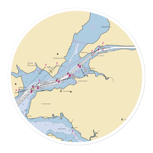 Harbour North Marina (North East, MD) NOAA Chart Sticker