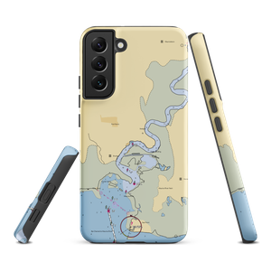 Port Norris Marina (Heislerville, NJ) NOAA Chart Samsung Phone Case