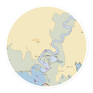 Port Norris Marina (Heislerville, NJ) NOAA Chart Sticker