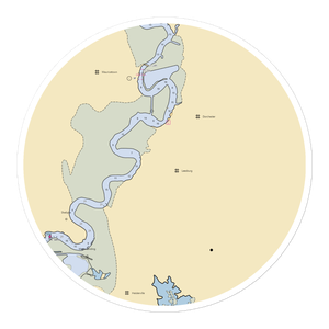 River Road Marina (Dorchester, NJ) NOAA Chart Sticker