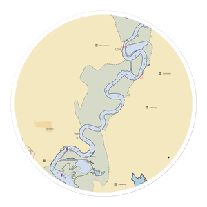 Boat World Marina (Dorchester, NJ) NOAA Chart Sticker