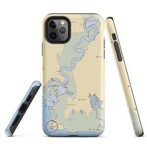 Four Star Marina (Heislerville, NJ) NOAA Chart  Tough iPhone Case