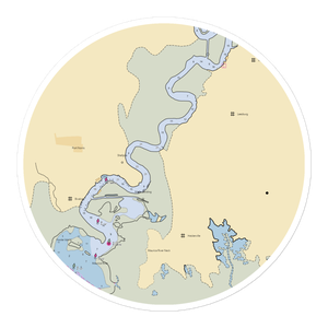 Four Star Marina (Heislerville, NJ) NOAA Chart Sticker