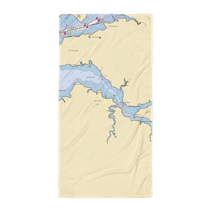 Safe Harbor Hack's Point (Chesapeake City, MD) NOAA Chart Towel