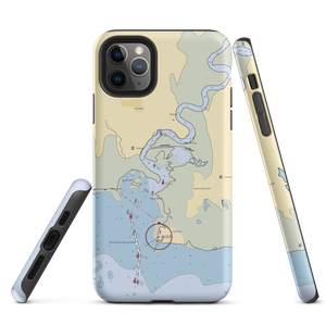 Fishtales Marina (Heislerville, NJ) NOAA Chart  Tough iPhone Case