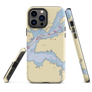 Bohemia Bay Yacht Harbor (Earleville, MD) NOAA Chart  Tough iPhone Case