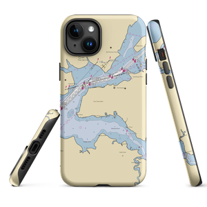 Bohemia Bay Yacht Harbor (Earleville, MD) NOAA Chart  Tough iPhone Case