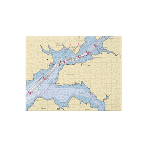 Bohemia Bay Yacht Harbor (Earleville, MD) NOAA Chart Jigsaw Puzzle