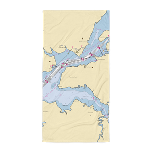 Bohemia Bay Yacht Harbor (Earleville, MD) NOAA Chart Towel