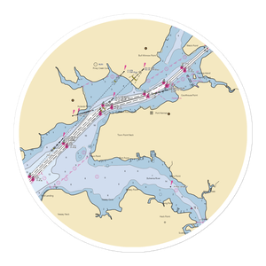 Bohemia Bay Yacht Harbor (Earleville, MD) NOAA Chart Sticker