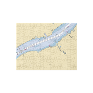 Riverton Yacht Club (Philadelphia, PA) NOAA Chart Jigsaw Puzzle