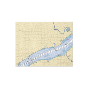 Quaker City Yacht Club (Philadelphia, PA) NOAA Chart Jigsaw Puzzle