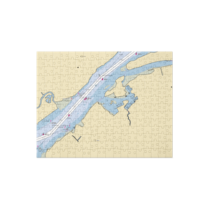 Castle Harbor Marina (Philadelphia, PA) NOAA Chart Jigsaw Puzzle