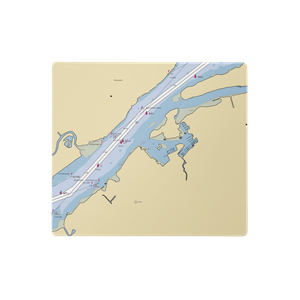 Castle Harbor Marina (Philadelphia, PA) NOAA Chart  Gaming Mouse Pad