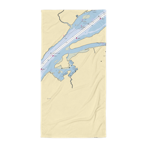 Dredge Harbor Marina, Inc (Philadelphia, PA) NOAA Chart Towel