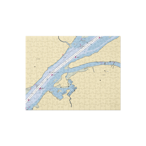 Riverside Marina and Yacht Sales (Philadelphia, PA) NOAA Chart Jigsaw Puzzle