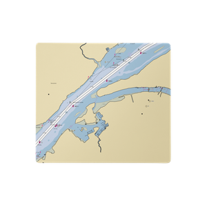 Riverside Marina and Yacht Sales (Philadelphia, PA) NOAA Chart  Gaming Mouse Pad