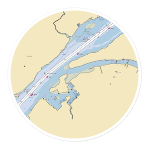 Riverside Marina and Yacht Sales (Philadelphia, PA) NOAA Chart Sticker