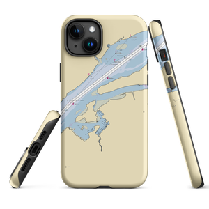 Riverside Marina (Philadelphia, PA) NOAA Chart  Tough iPhone Case