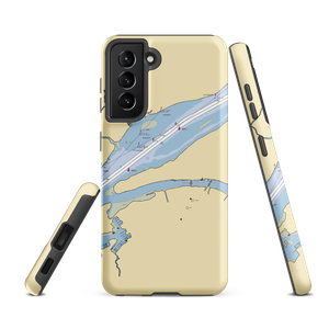 Hawk Island Marina (Beverly, NJ) NOAA Chart Samsung Phone Case