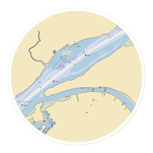 Hawk Island Marina (Beverly, NJ) NOAA Chart Sticker