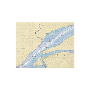 Delaware River Yacht Club (Philadelphia, PA) NOAA Chart Jigsaw Puzzle