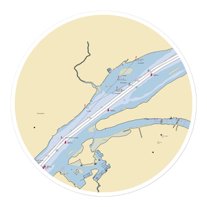 Delaware River Yacht Club (Philadelphia, PA) NOAA Chart Sticker