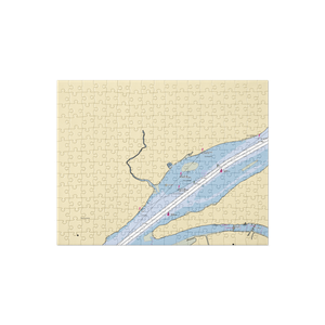 Salem Harbour Marina (Philadelphia, PA) NOAA Chart Jigsaw Puzzle