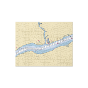 Neshaminy Marina / All Seasons Marina (Croydon, PA) NOAA Chart Jigsaw Puzzle