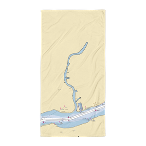 Snug Harbour Marina (Croydon, PA) NOAA Chart Towel