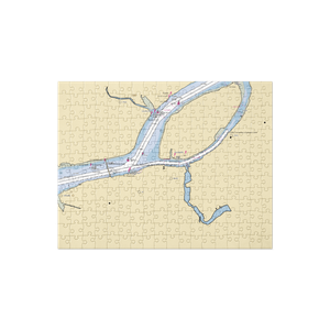 Curtin Marina (Riverside, NJ) NOAA Chart Jigsaw Puzzle