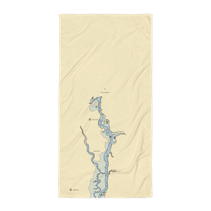 Mays Landing Marina (Mays Landing, NJ) NOAA Chart Towel