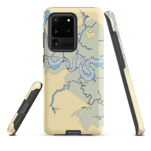 Chestnut Neck Boat Yard (New Gretna, NJ) NOAA Chart Samsung Phone Case