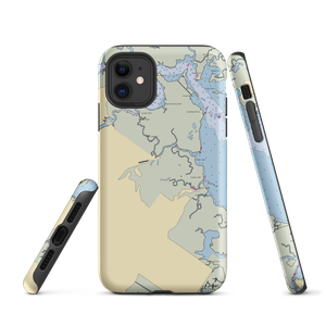 Motts Creek Inn and Marina (New Gretna, NJ) NOAA Chart  Tough iPhone Case