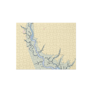 Thompson Marine & Engine (Ventnor City, NJ) NOAA Chart Jigsaw Puzzle