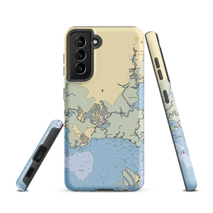 Mystic Islands Marina (New Gretna, NJ) NOAA Chart Samsung Phone Case