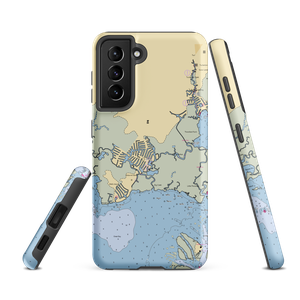 Mystic Islands Marina (New Gretna, NJ) NOAA Chart Samsung Phone Case