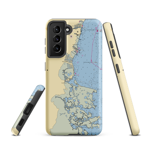 Sherer's Boat Basin (Toms River, NJ) NOAA Chart Samsung Phone Case