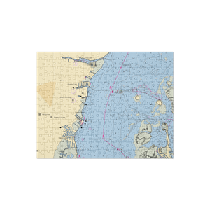 Leaming's Marina (Toms River, NJ) NOAA Chart Jigsaw Puzzle