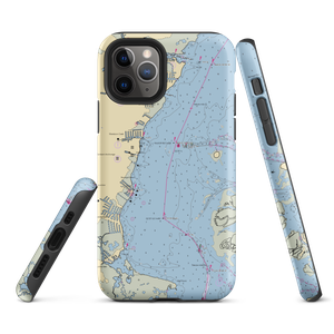 Holiday Beach Club (Toms River, NJ) NOAA Chart  Tough iPhone Case